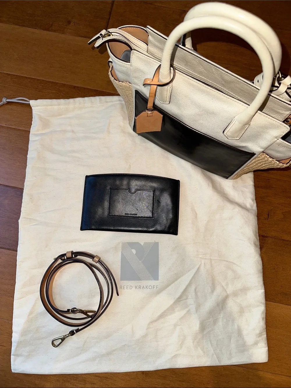 Reed Krakoff structured satchel